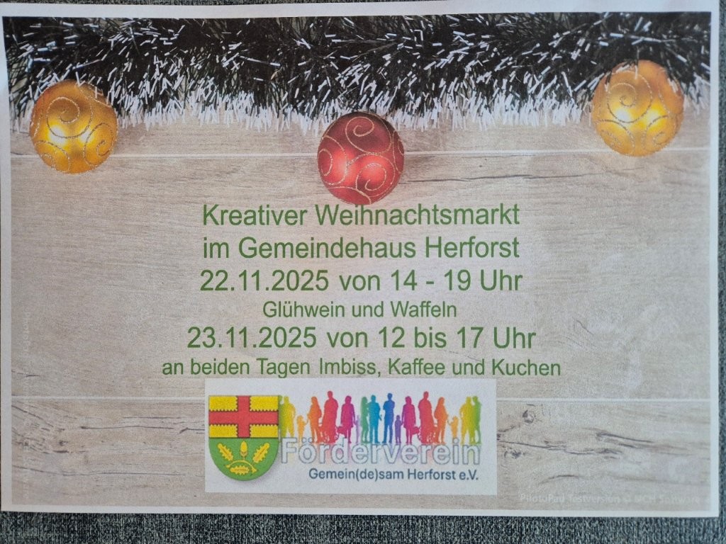 Kreativer Weihnachtsmarkt 2025